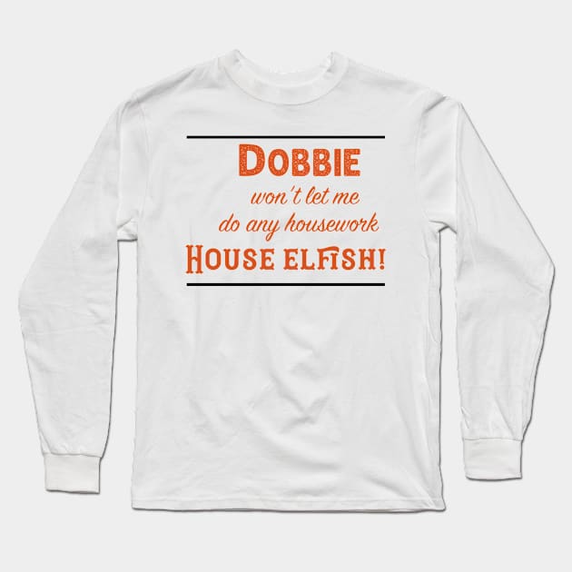 house elfish Long Sleeve T-Shirt by PAUL BOND CREATIVE